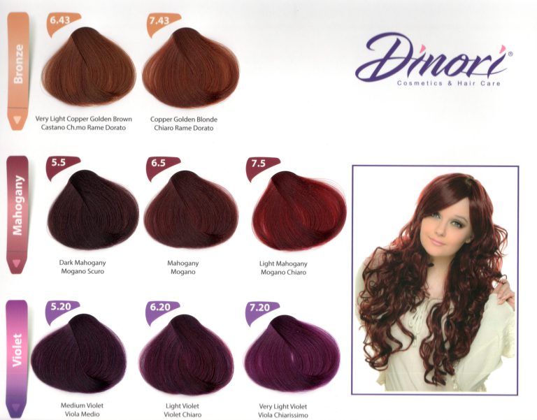 رنگ مو کم آمونیاک دینوری بلوند مسی شماره Dinori 7.4