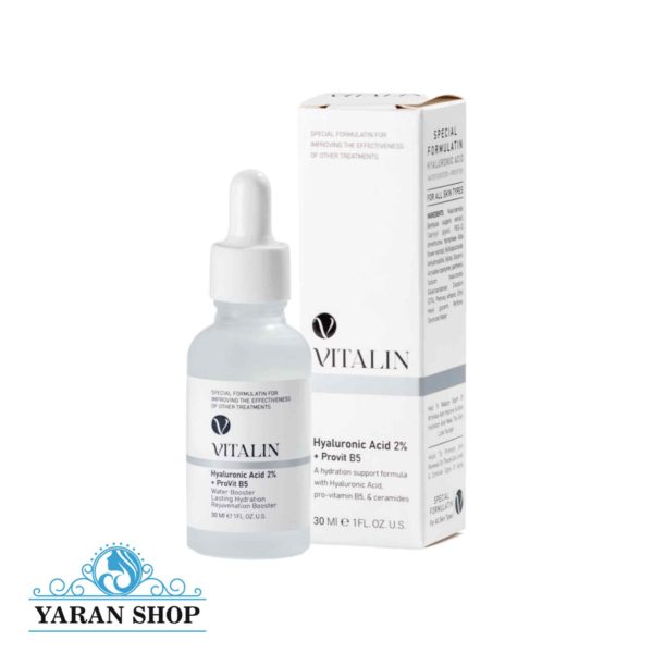سرم آبرسان ویتالین مدل هیالورونیک اسید حجم 30 میلی لیتر - Image 1